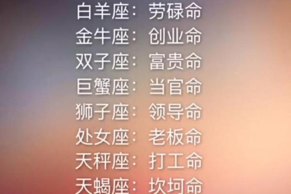 探索十二星座的命运解析：让我们揭开神秘面纱！