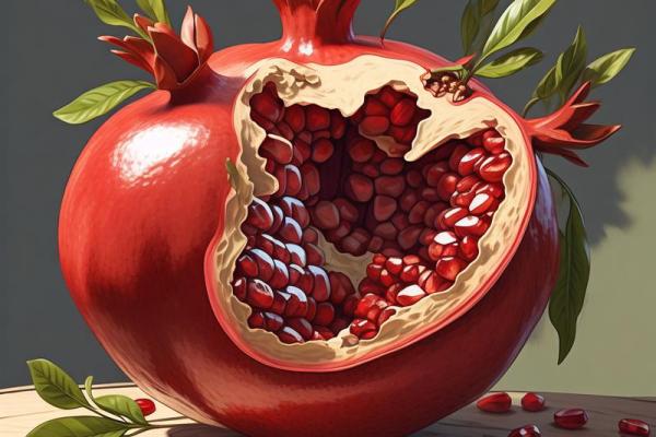 石榴:象征丰收与美好祝福的果实 石榴:象征丰收与美好祝福的果实