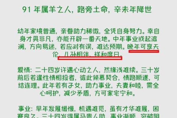 91年生属什么命?揭开命理之谜,探索人生的轨迹与机遇! 91年生属什么命?揭开命理之谜,探索人生的轨迹与机遇!