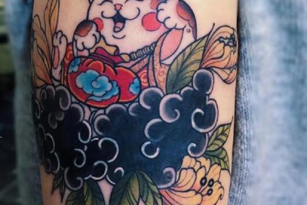 金命人的招财纹身：点亮财富之路的符号艺术