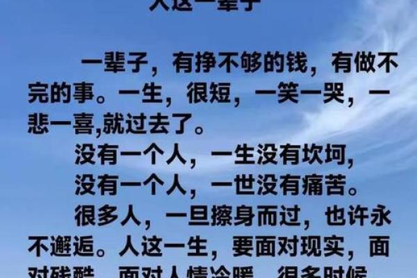命字的深刻内涵与人生启示探讨