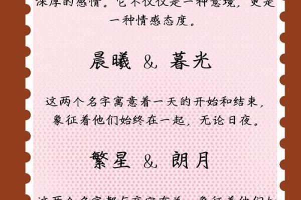 命运的交响：那些关于爱情的情侣网名
