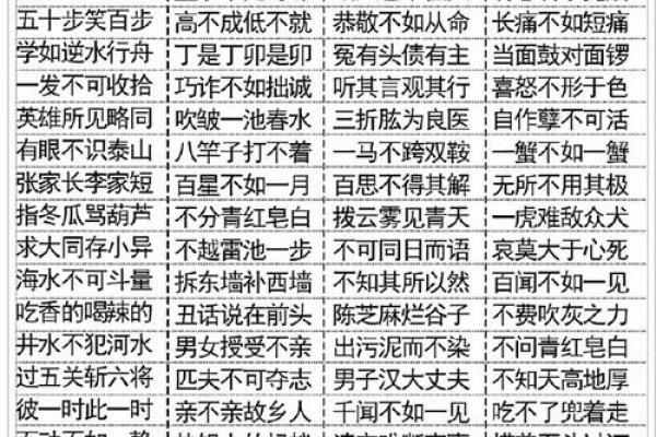 命字的魅力：揭示人生与成语的智慧之道