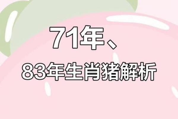 揭秘1971年出生女属猪的命运与性格特征