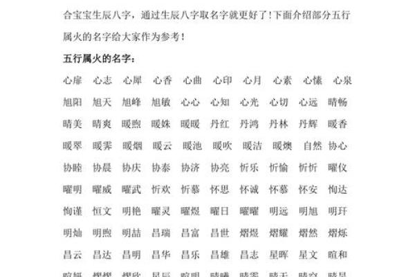 火命宝宝取名指南:选择合适字义演绎生命之光 火命宝宝取名指南:选择合适字义演绎生命之光