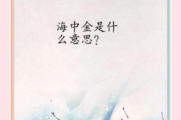 海中金命:适合的买卖与创业选择,一探谋利之道! 海中金命:适合的买卖与创业选择,一探谋利之道!