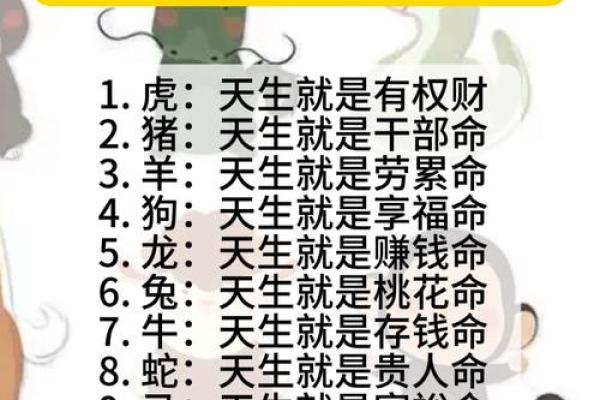 揭开生肖之谜：哪些生肖命最旺？