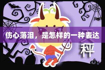 伤心落泪，是怎样的一种表达