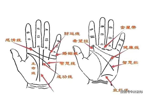 通过手掌纹理看你的富贵命，揭秘命运的秘密！