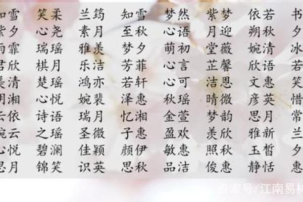 如何为木命女孩取个动人名字：寓意与音韵的巧妙结合