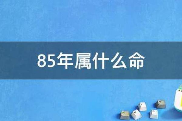 1985年出生的人：生肖与命运的深刻解析