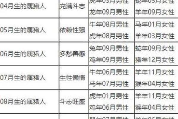1995年属猪女性的命运与性格探秘