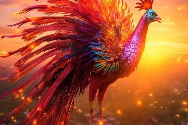 古代传说中的凤凰命人：命运与吉祥的象征