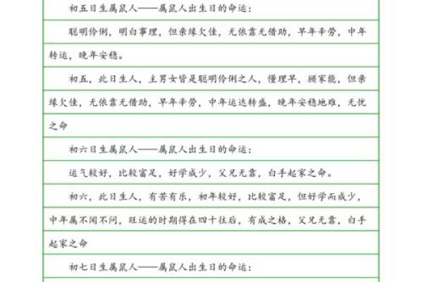 属鼠1936年出生者的命运与性格分析