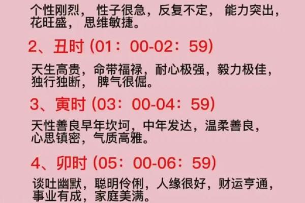虎年辰时命缺分析：破解每个时辰的命理奥秘与补救方法