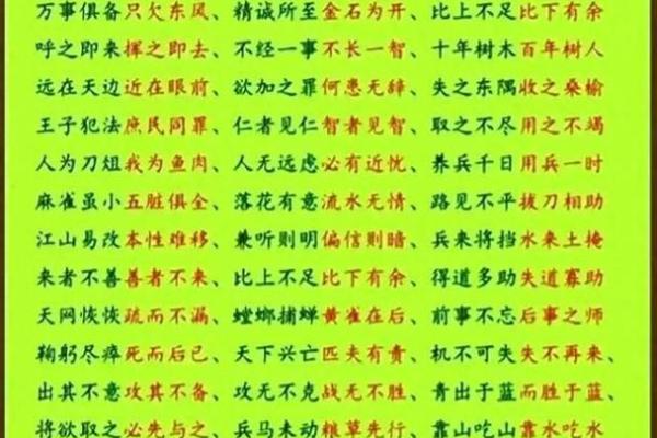 命理与危机的博弈：从成语看人生的转折点