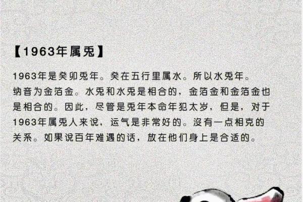 1963年出生的人：属兔命的性格与运势分析