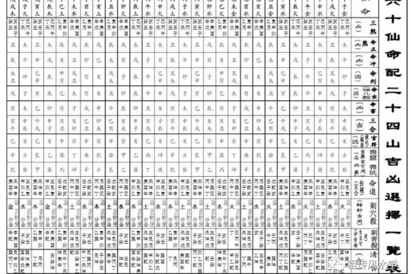 探索六十仙命：坐山忌命的深意与启示