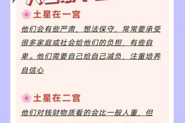 土星落在不同星座的命运解析：掌握人生关键