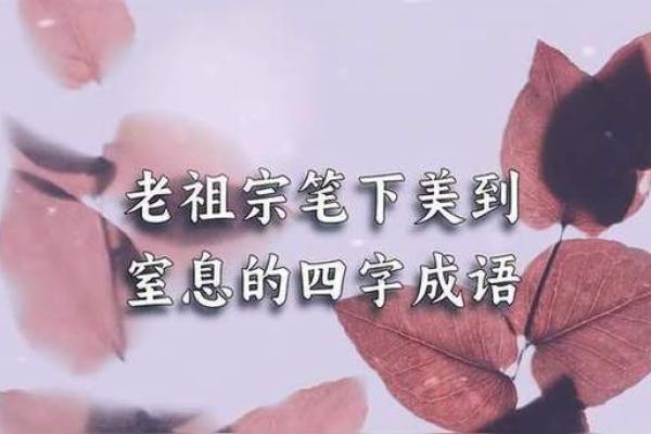 命运与成语：蕴含智慧的汉字之美