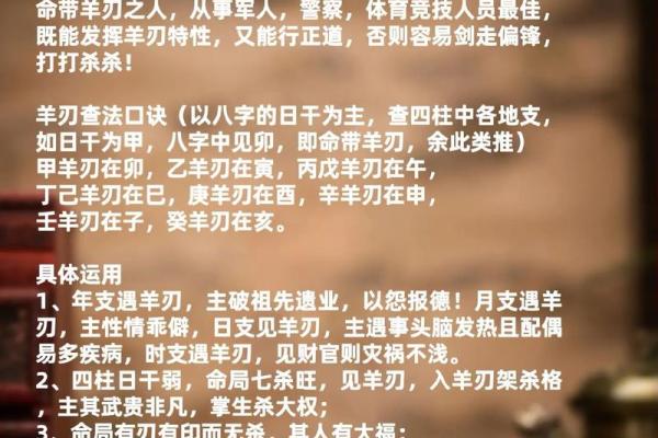 揭秘女命入羊刃：你的命格会影响你的人生轨迹吗？