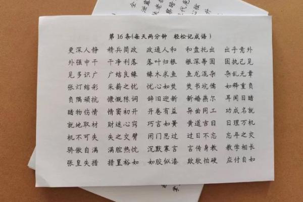 成语接龙：从心而发，智慧之弦悄然绽放