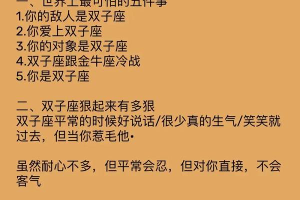 双命星座——探索内心深处的双重性格与命运交织