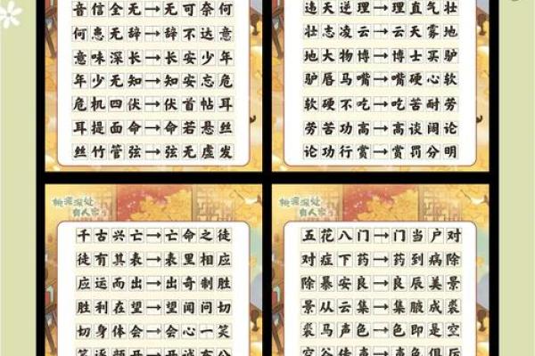 命运的成语接龙：从命开始的一段旅程