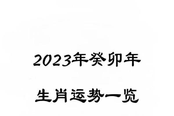 癸卯年，掌握命运密码：2023年的生肖与五行解析