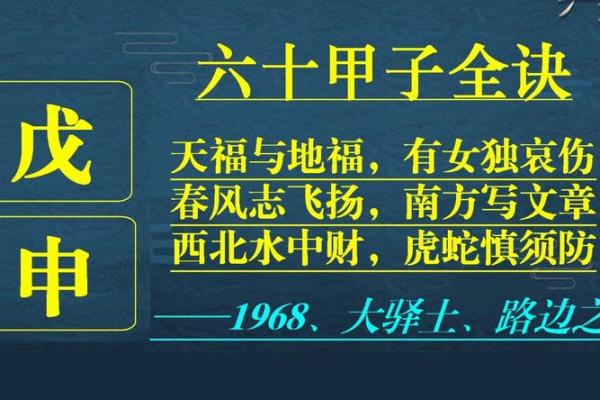 揭密60年甲子：探寻命理背后的智慧与奥秘