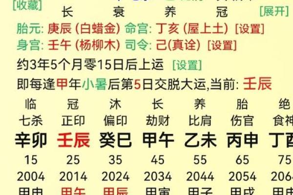 庚戌命人的大运解析：如何选择最适合的运势