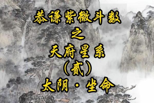 太阴星坐命的格局解析与人生启示