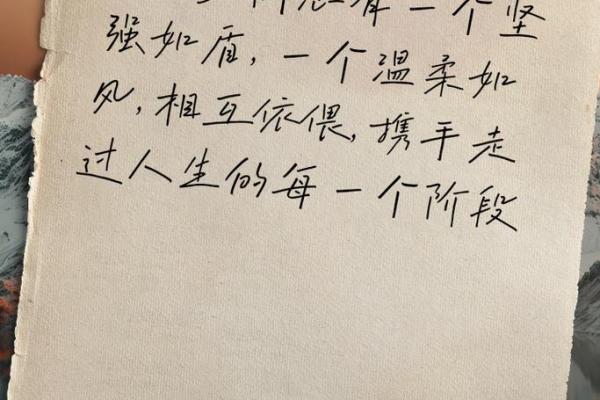 相依为命：生活中的温暖与坚持，携手共渡每一个日夜