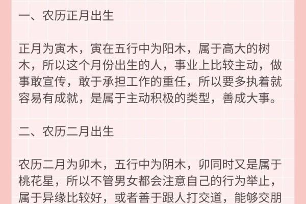 揭开命里月份的奥秘：如何通过生辰月解析性格与命运？