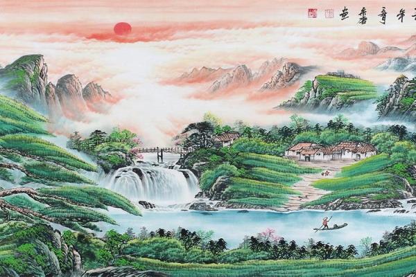 根据土命和水命风水布局：进门挂什么画最旺你？