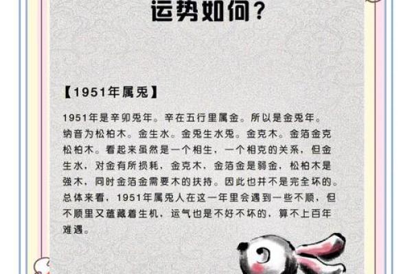 2011年属兔人的命运分析与生活智慧
