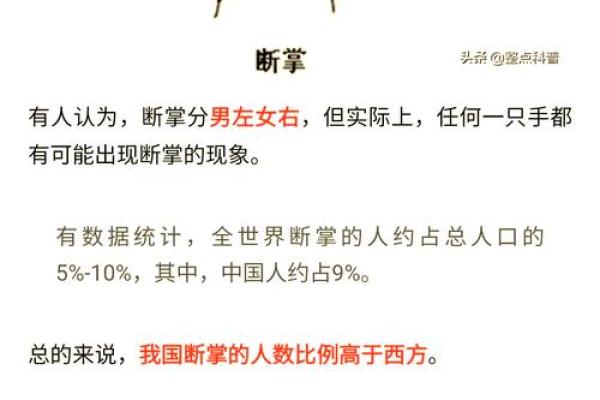 右手断掌男命的独特象征与人生解读