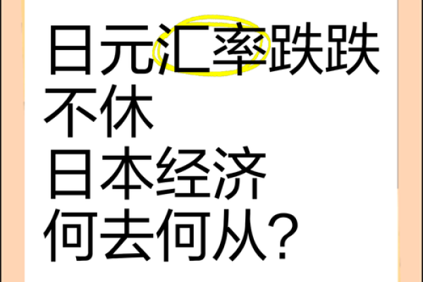 日元的命运：影响经济的重要力量