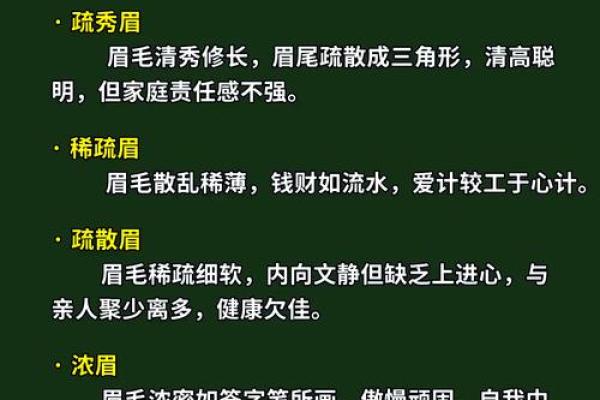 眉毛的形状与命运：从古至今的智慧与科学探讨
