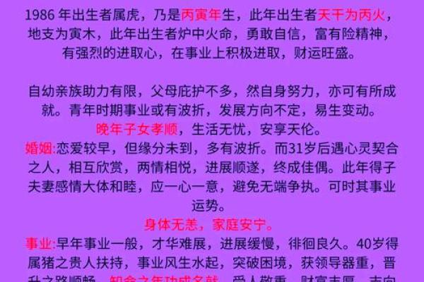 38年属虎的人的命运与性格解析