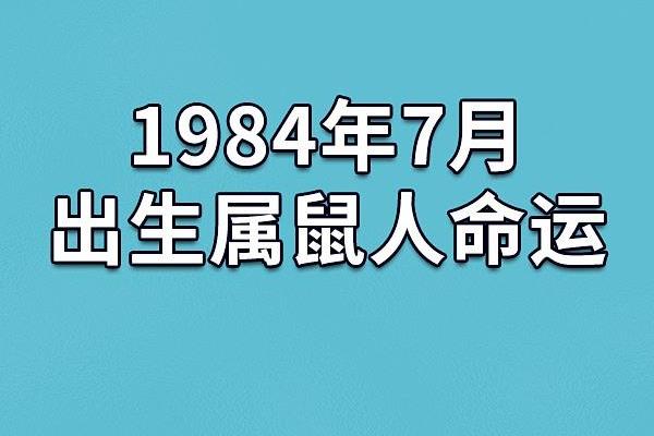 属鼠1984年命运解析：聪明与适应的奇妙人生