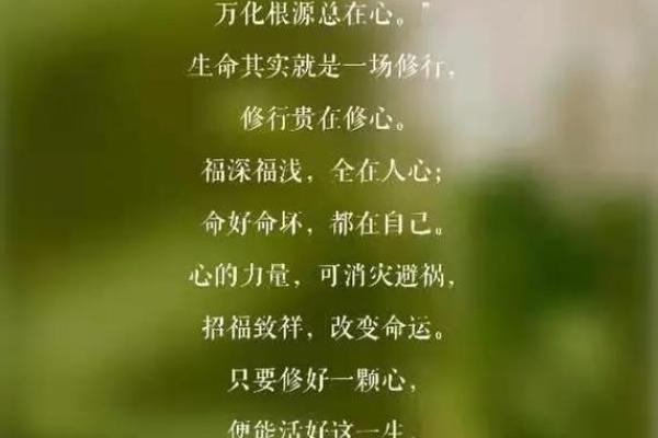 一生平稳的命格：命运的宁静与自我修行的艺术