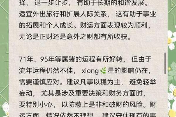 1995年属猪人的命运解析：挑战与机遇并存的生活旅程