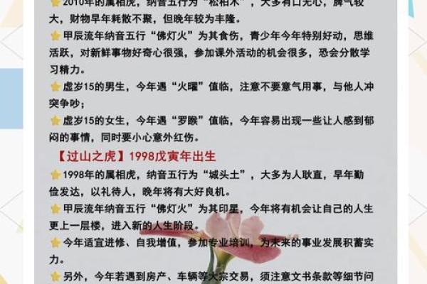2010年出生的老虎：独特的命运与个性解析