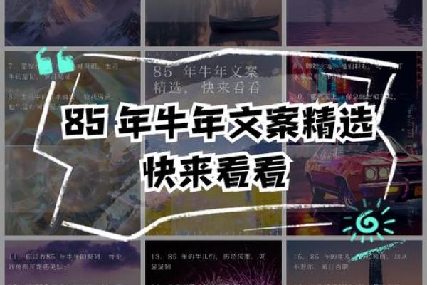 1985年牛年出生的人命运解析：探索生肖牛的特点与运势