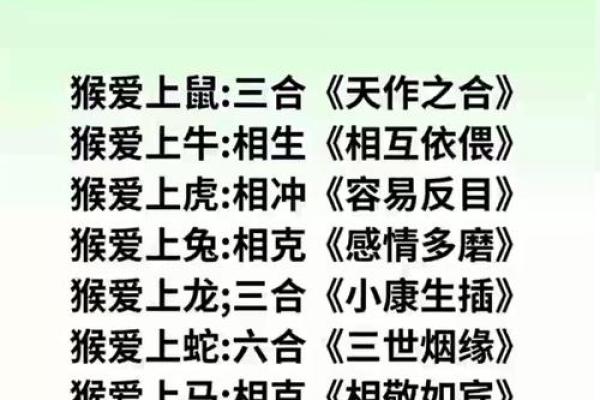 猴年男孩命运解析：哪个生肖最适合？