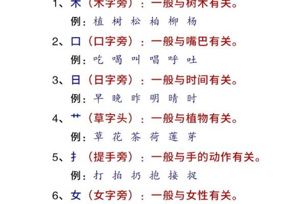 探索汉字魅力：部首与词组的奥秘与美感