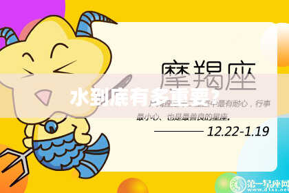 水到底有多重要?